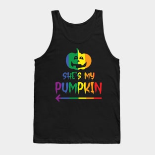 Halloween Partnershirt She`s my Pumpkin Tank Top